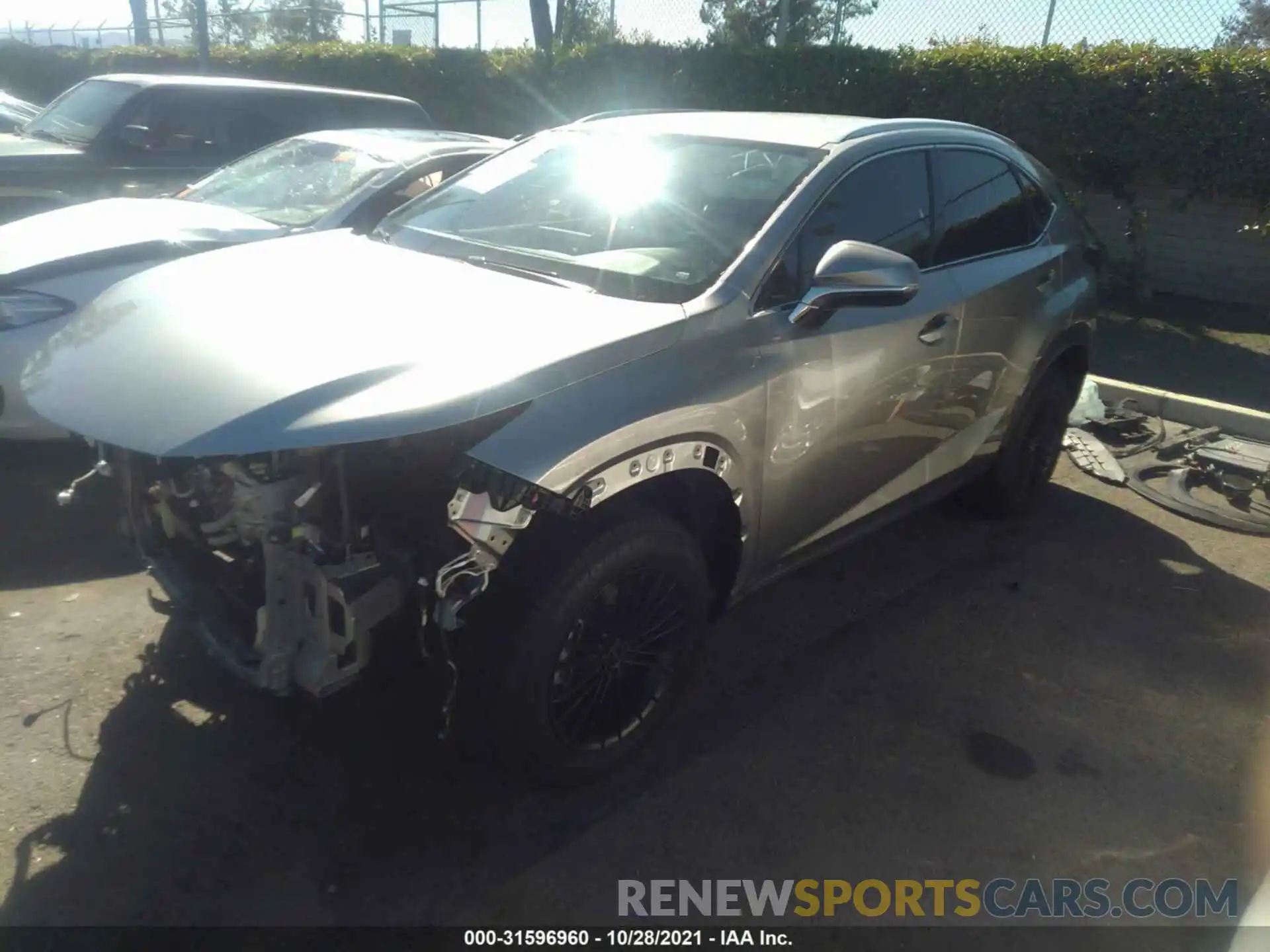 2 Photograph of a damaged car JTJDARBZ3M2190253 LEXUS NX 2021