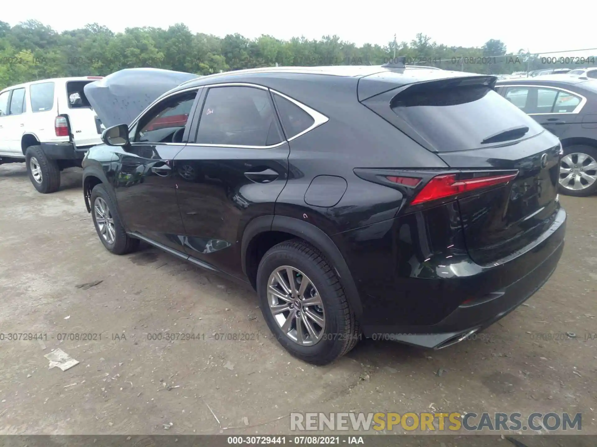 3 Фотография поврежденного автомобиля JTJDARBZ3M2190902 LEXUS NX 2021