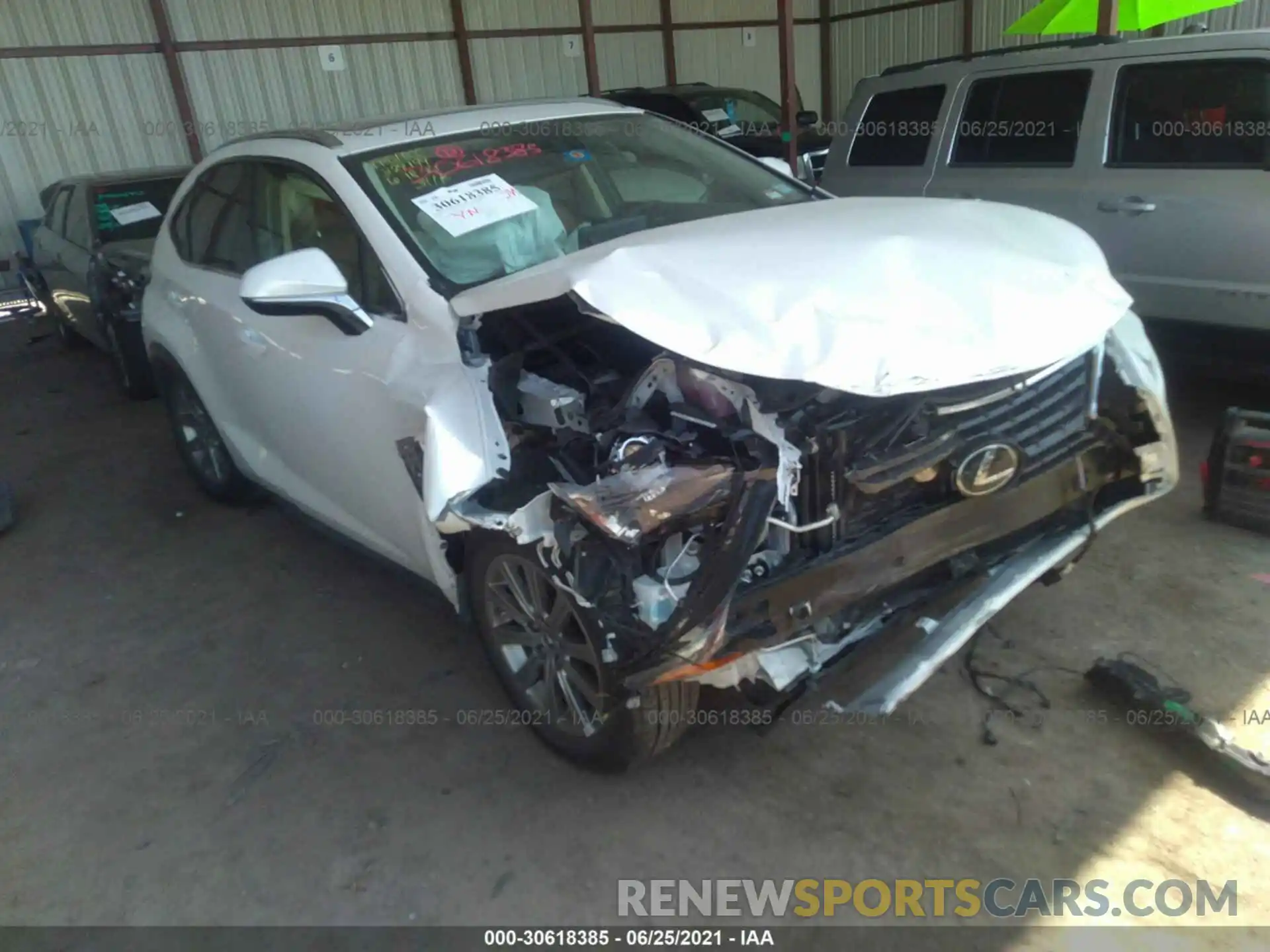 1 Photograph of a damaged car JTJDARBZ3M5022062 LEXUS NX 2021