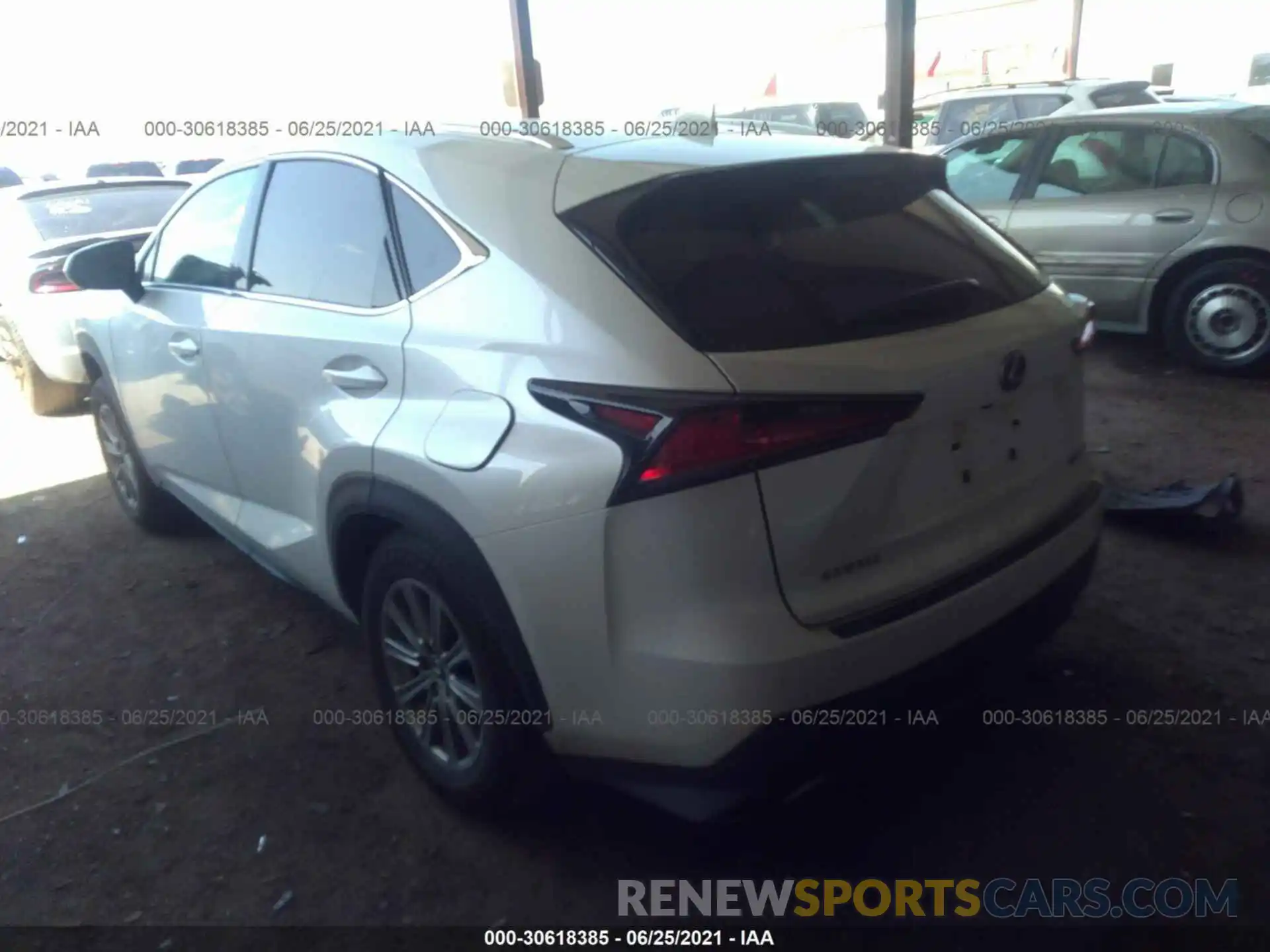 3 Фотография поврежденного автомобиля JTJDARBZ3M5022062 LEXUS NX 2021