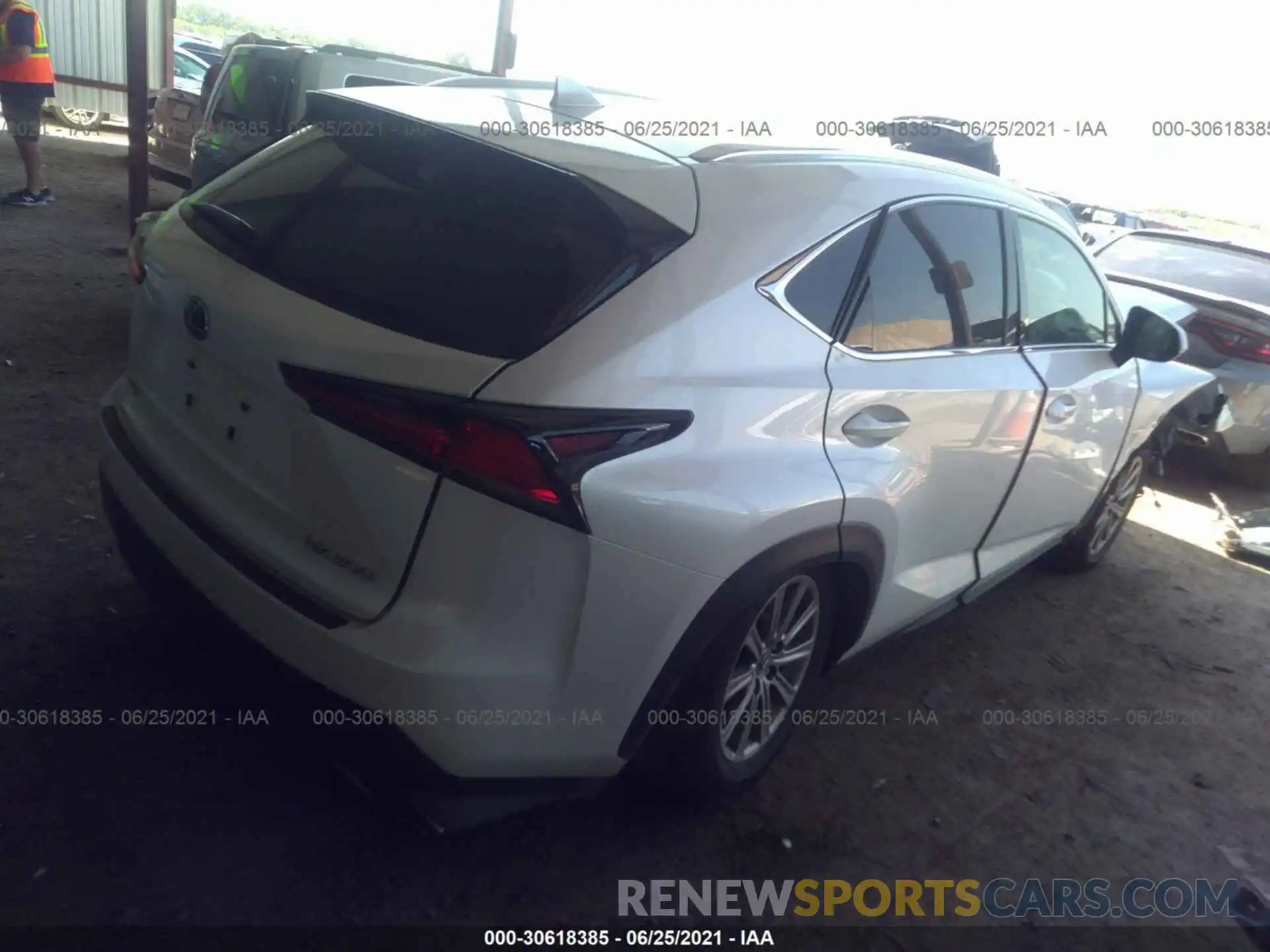 4 Photograph of a damaged car JTJDARBZ3M5022062 LEXUS NX 2021