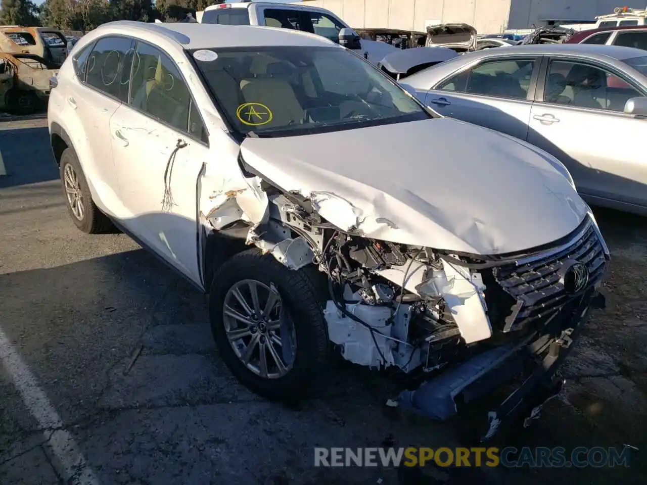 1 Photograph of a damaged car JTJDARBZ3M5023986 LEXUS NX 2021