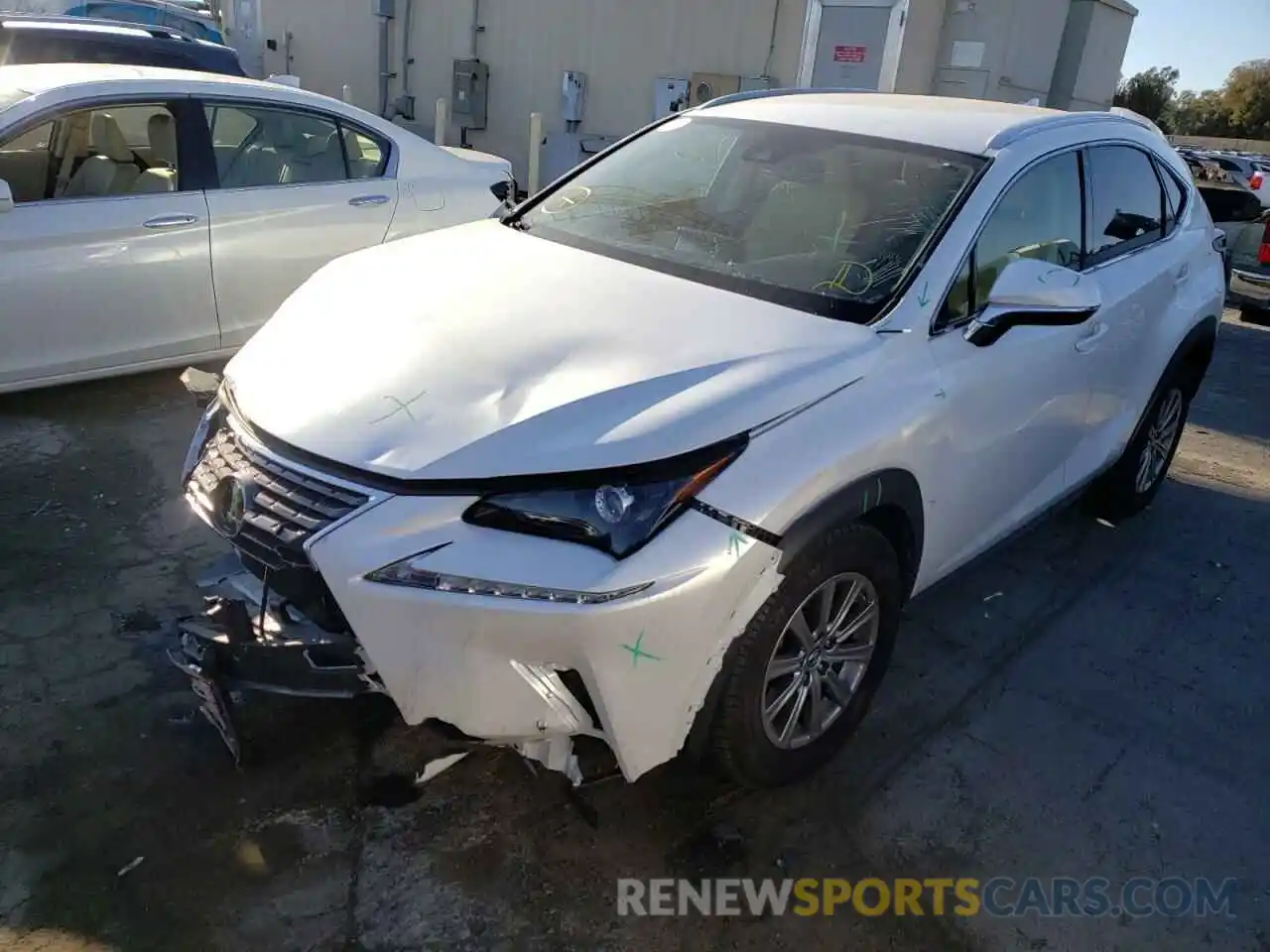 2 Фотография поврежденного автомобиля JTJDARBZ3M5023986 LEXUS NX 2021