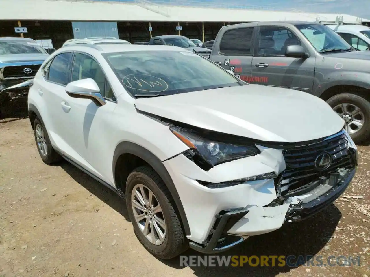 1 Photograph of a damaged car JTJDARBZ3M5026161 LEXUS NX 2021