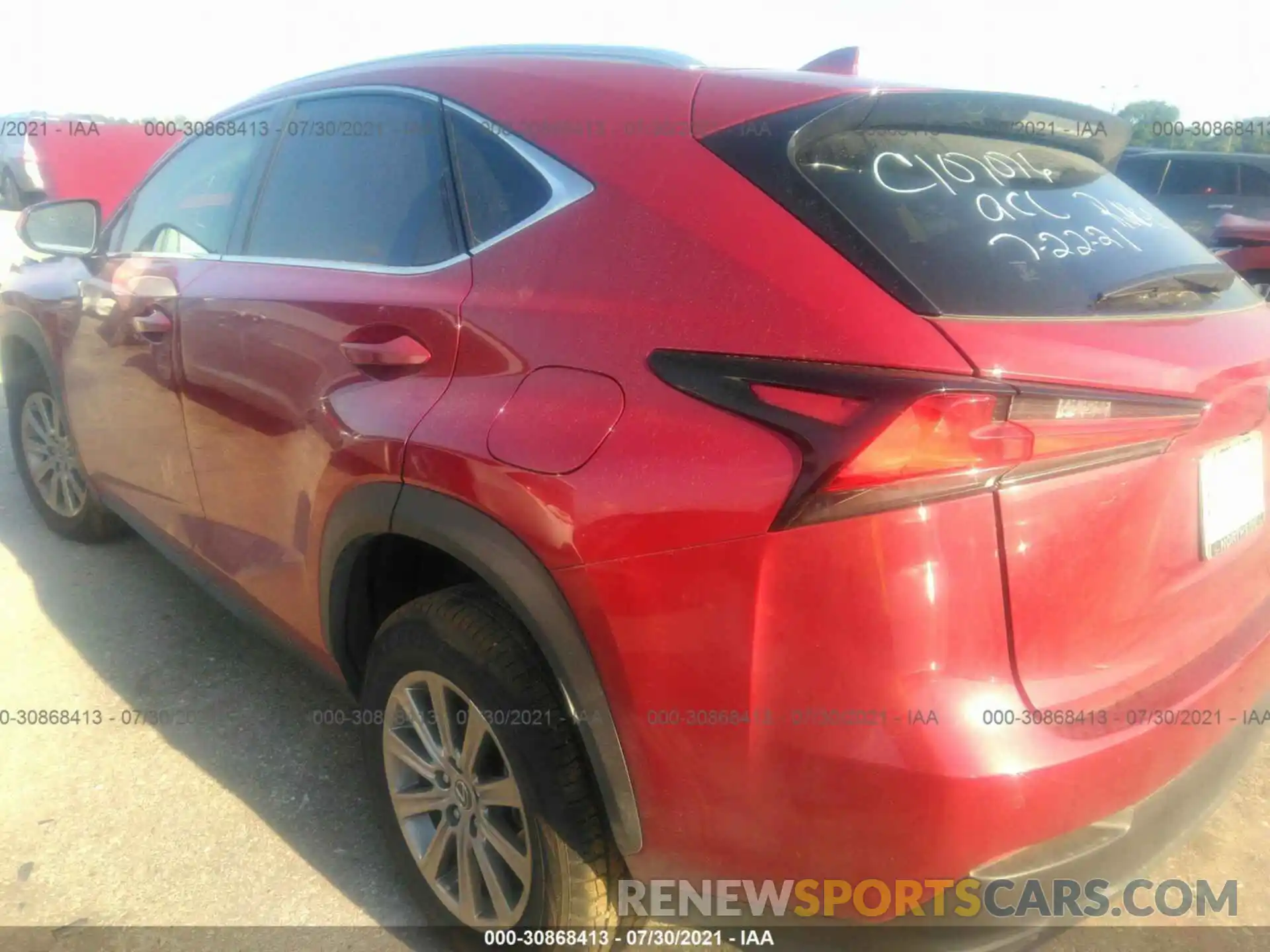 3 Photograph of a damaged car JTJDARBZ3M5029867 LEXUS NX 2021