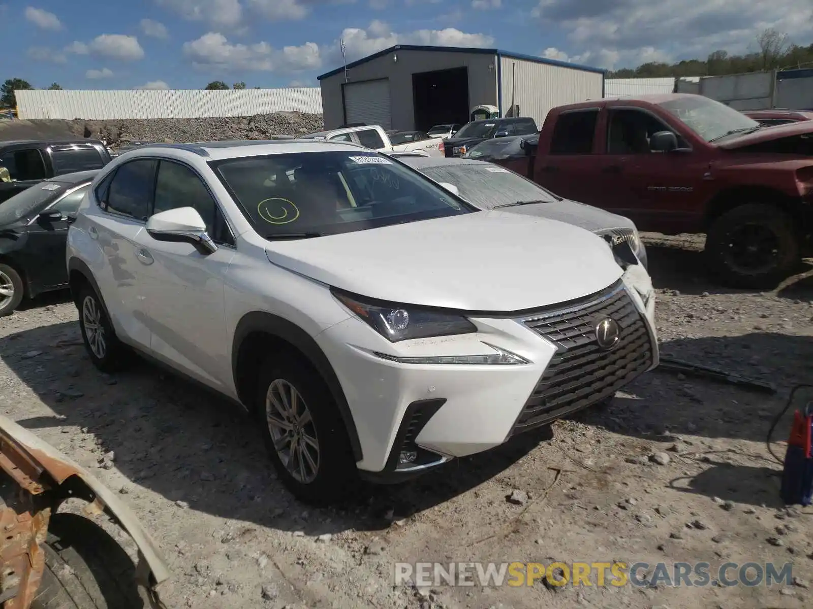 1 Фотография поврежденного автомобиля JTJDARBZ3M5030713 LEXUS NX 2021