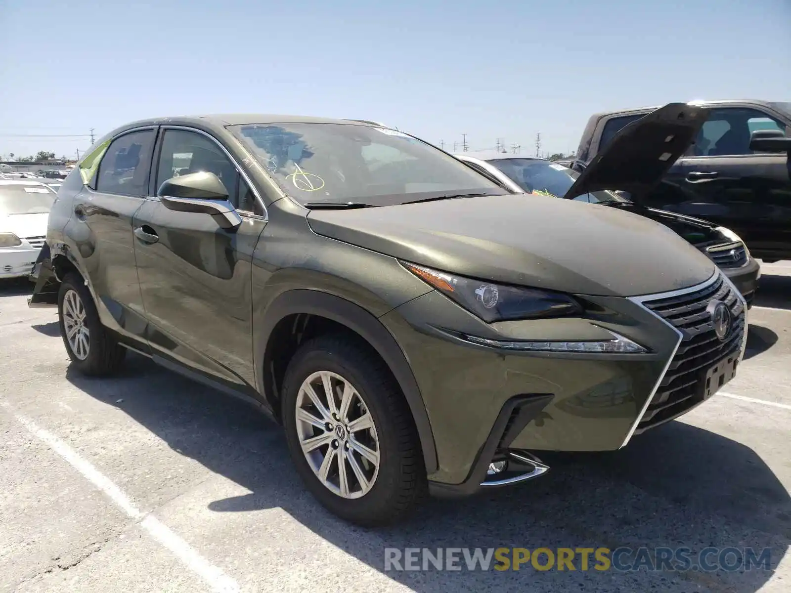 1 Photograph of a damaged car JTJDARBZ4M2181089 LEXUS NX 2021