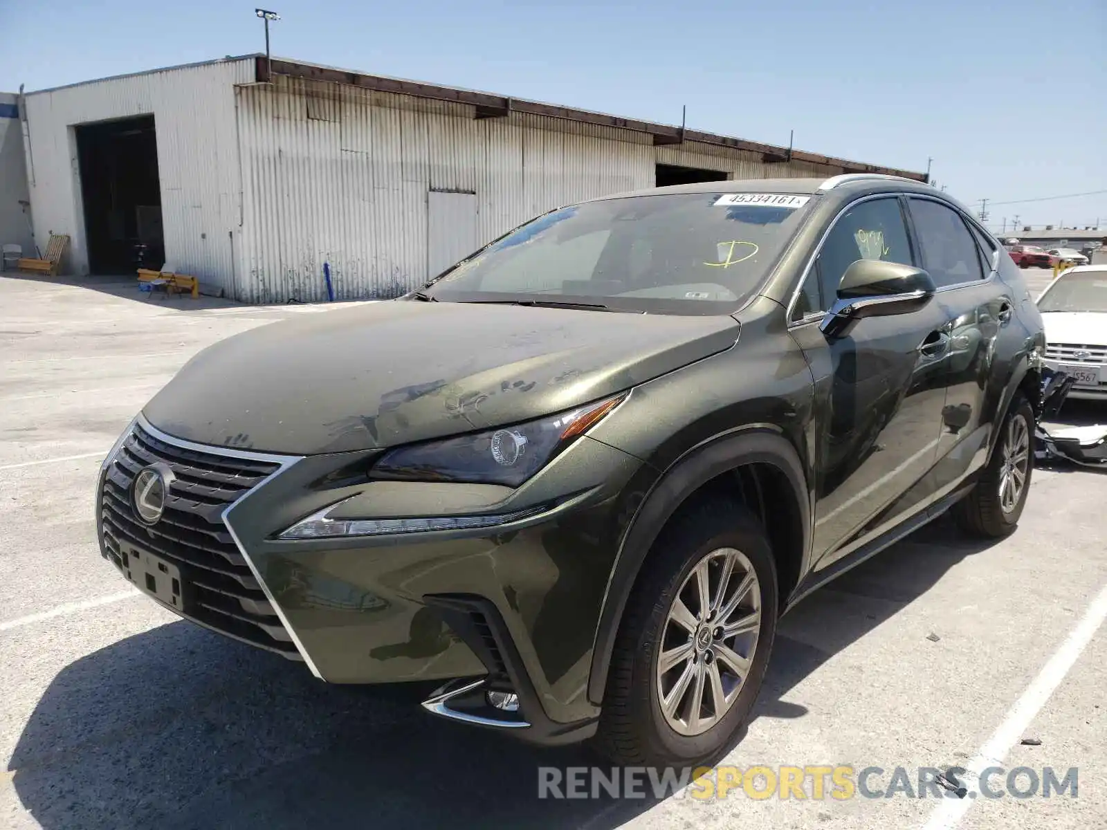 2 Фотография поврежденного автомобиля JTJDARBZ4M2181089 LEXUS NX 2021