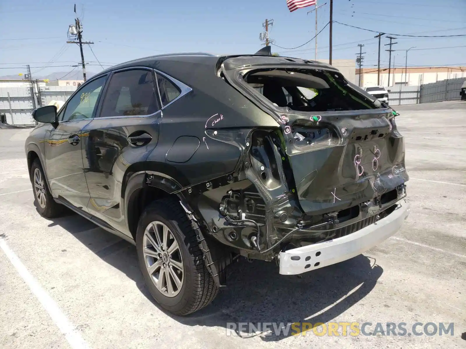 3 Photograph of a damaged car JTJDARBZ4M2181089 LEXUS NX 2021