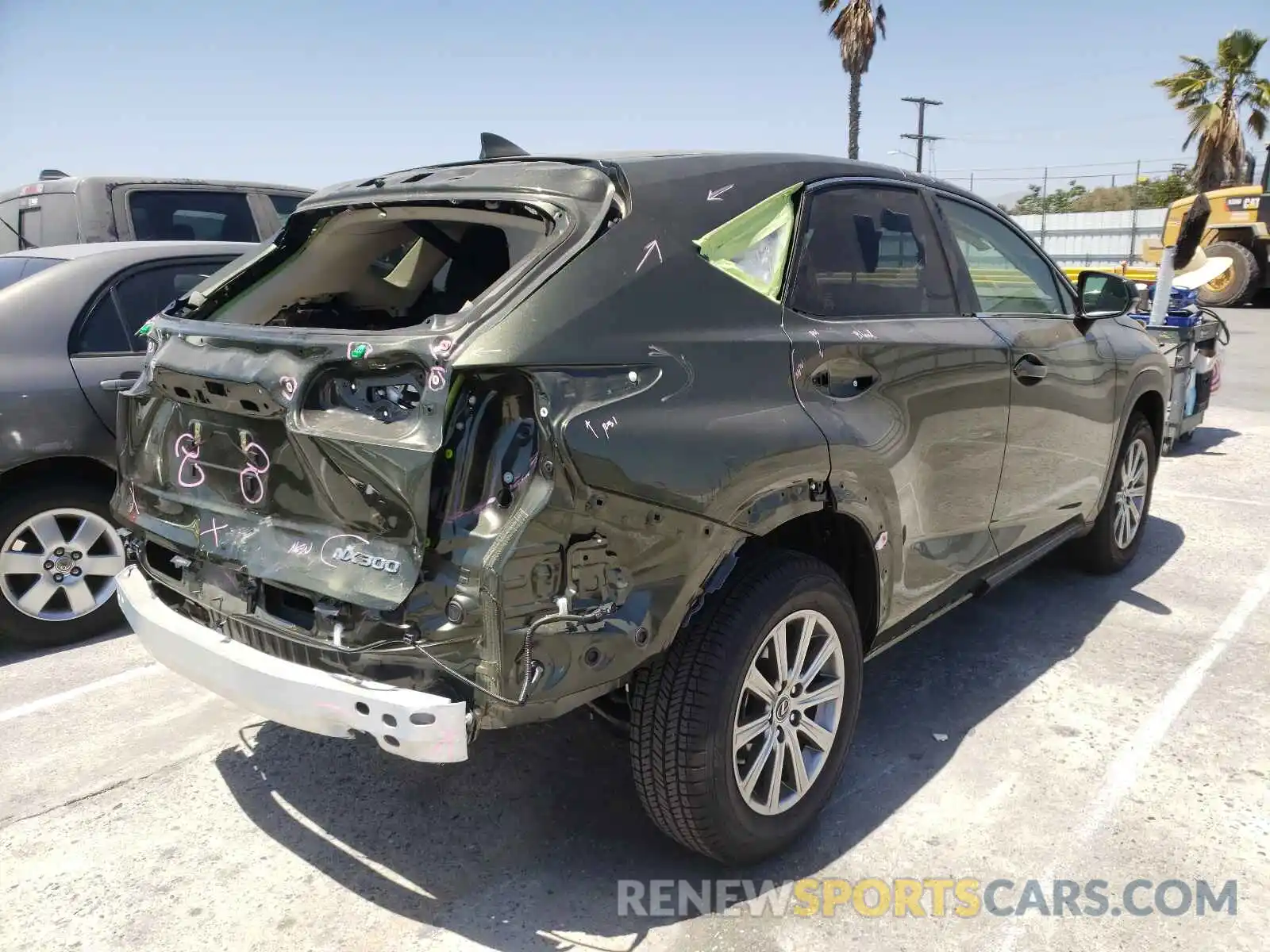 4 Photograph of a damaged car JTJDARBZ4M2181089 LEXUS NX 2021