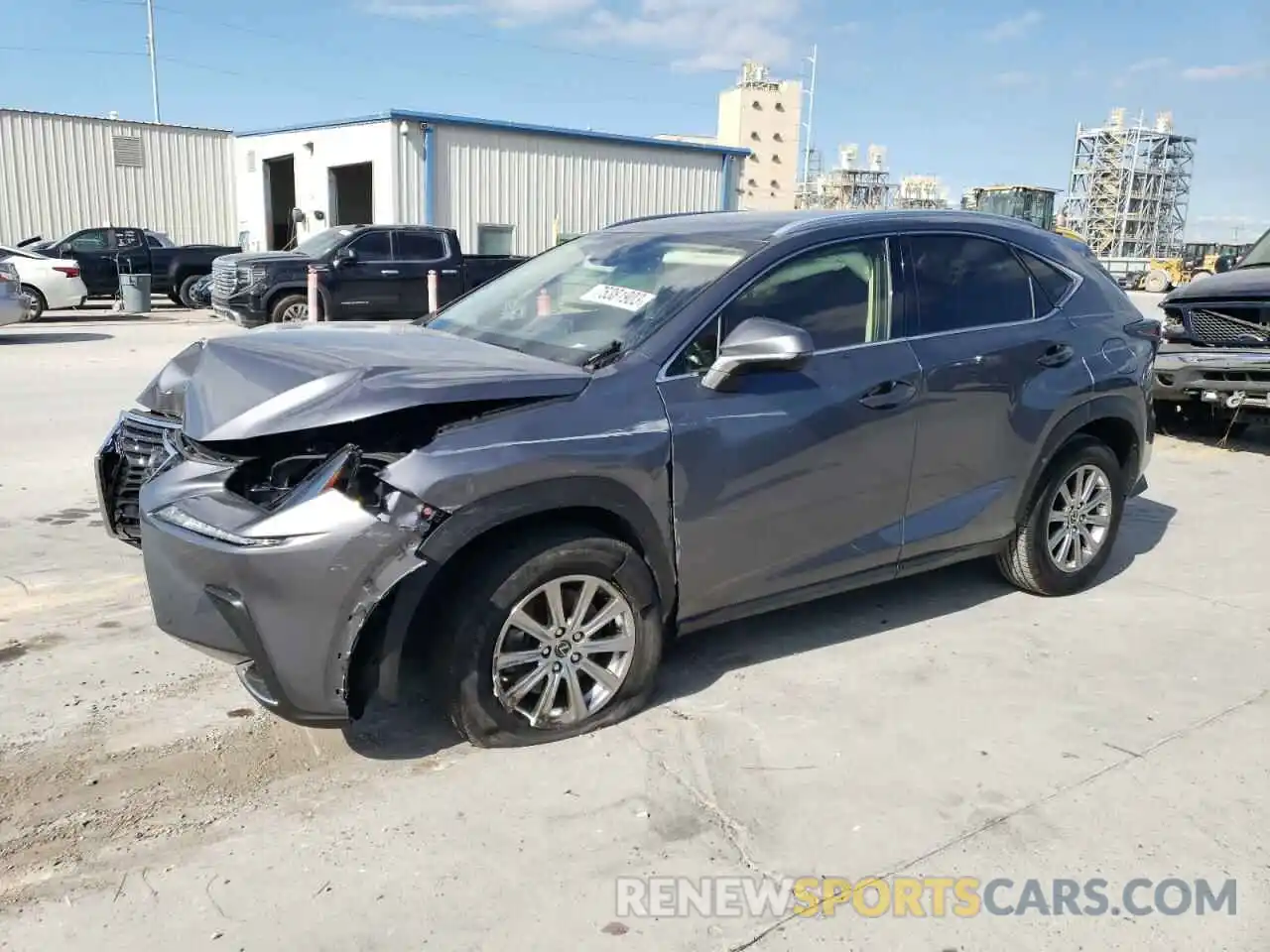 1 Photograph of a damaged car JTJDARBZ4M2183280 LEXUS NX 2021