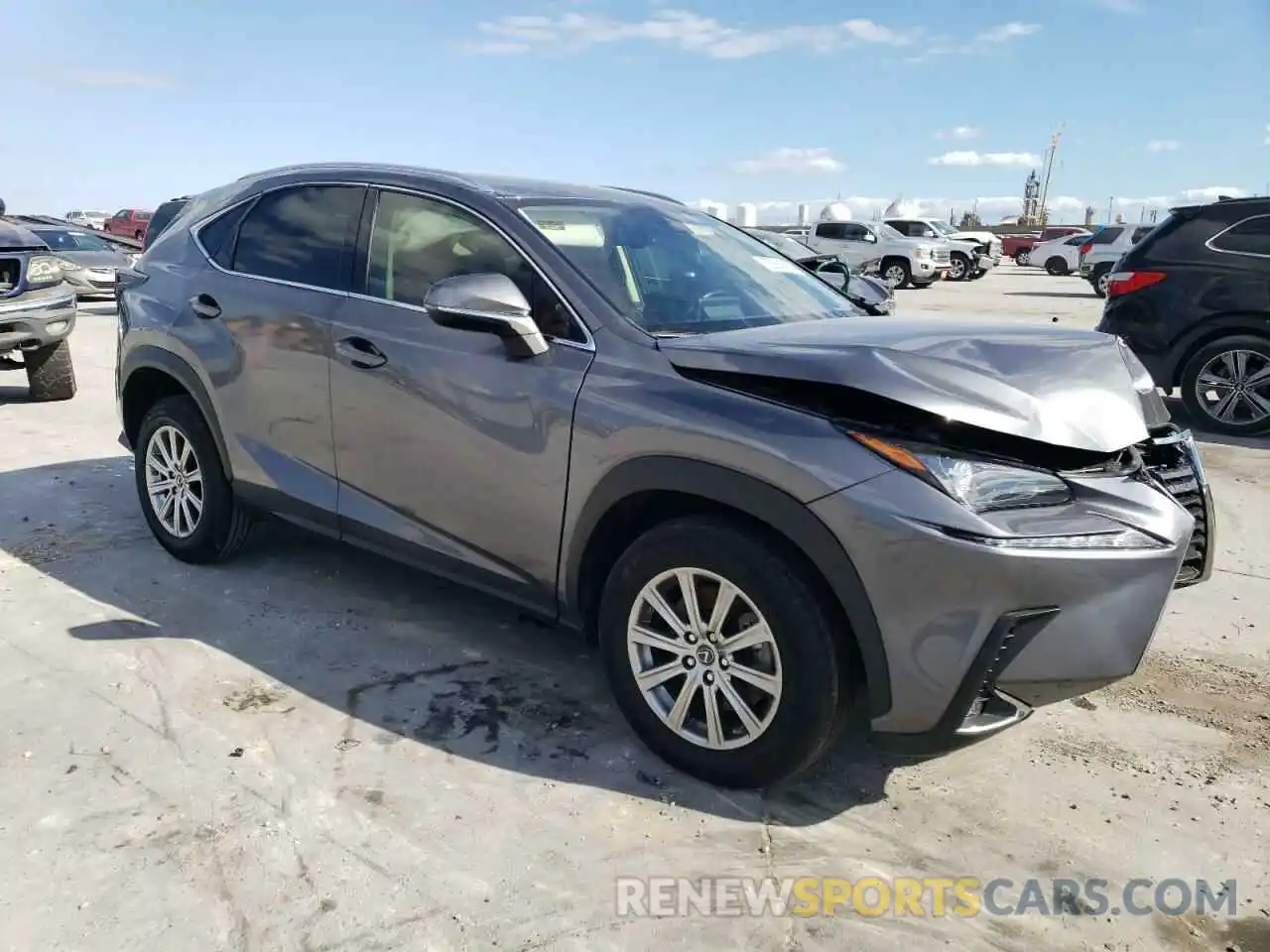 4 Фотография поврежденного автомобиля JTJDARBZ4M2183280 LEXUS NX 2021