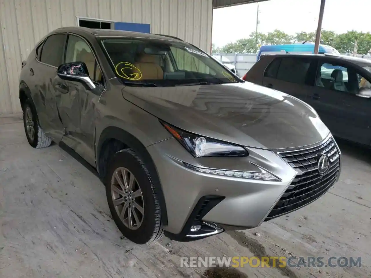 1 Photograph of a damaged car JTJDARBZ4M2191895 LEXUS NX 2021