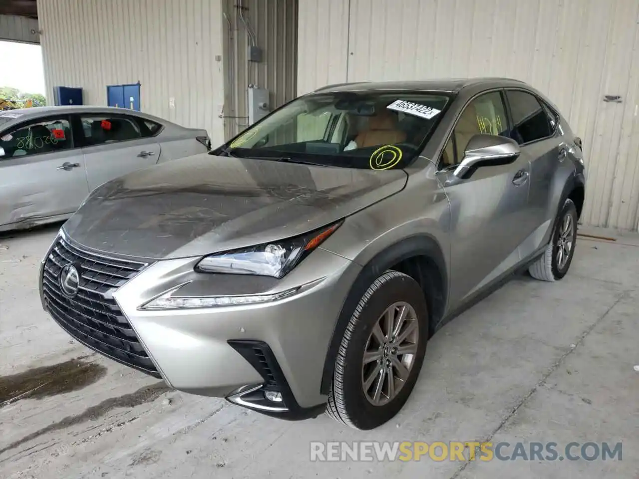 2 Фотография поврежденного автомобиля JTJDARBZ4M2191895 LEXUS NX 2021