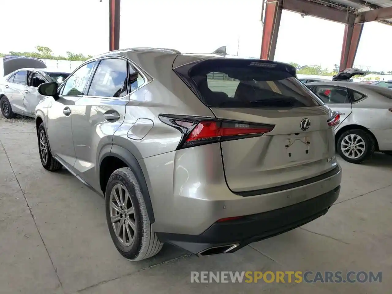 3 Фотография поврежденного автомобиля JTJDARBZ4M2191895 LEXUS NX 2021