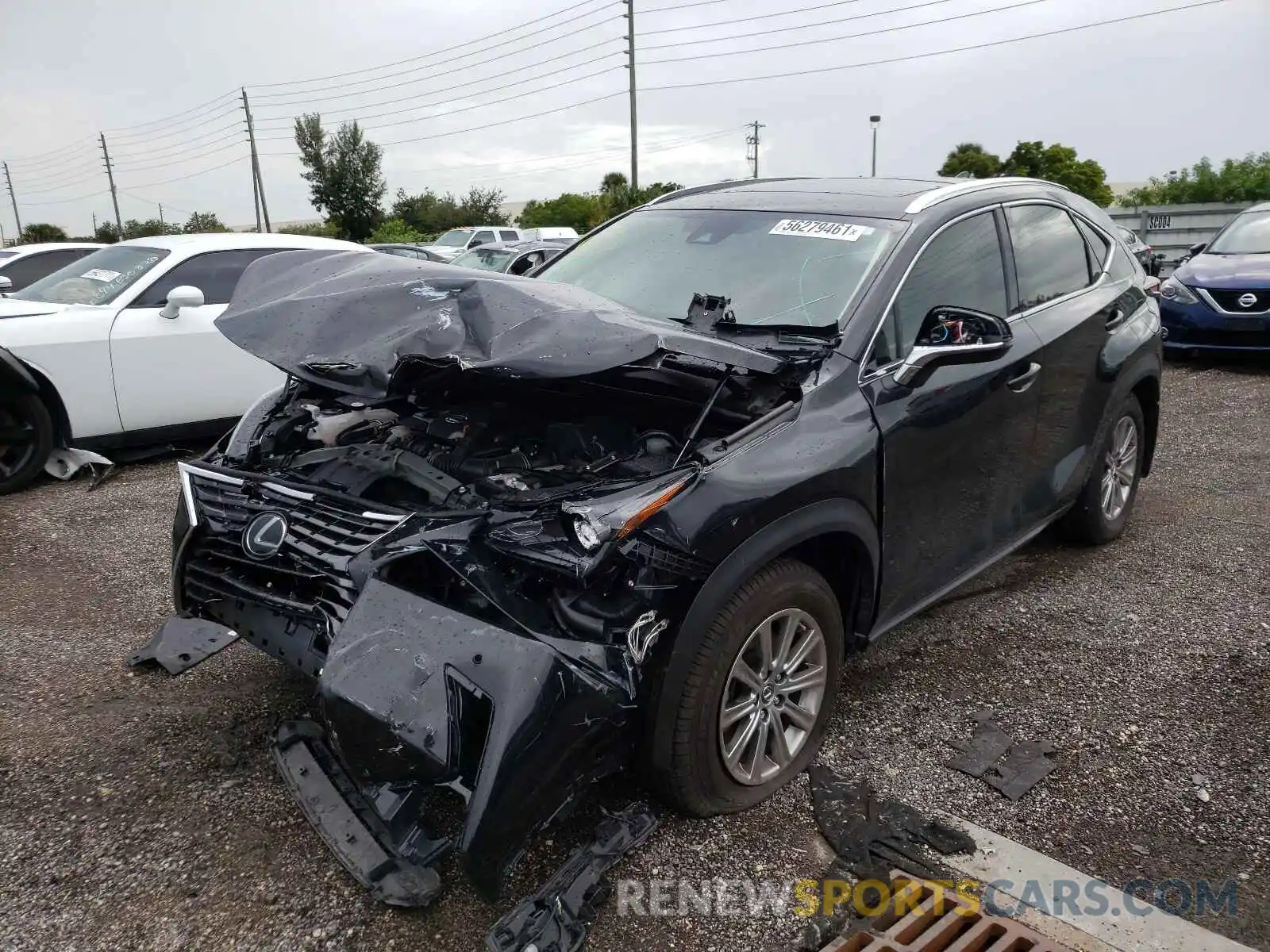 2 Photograph of a damaged car JTJDARBZ4M2193842 LEXUS NX 2021