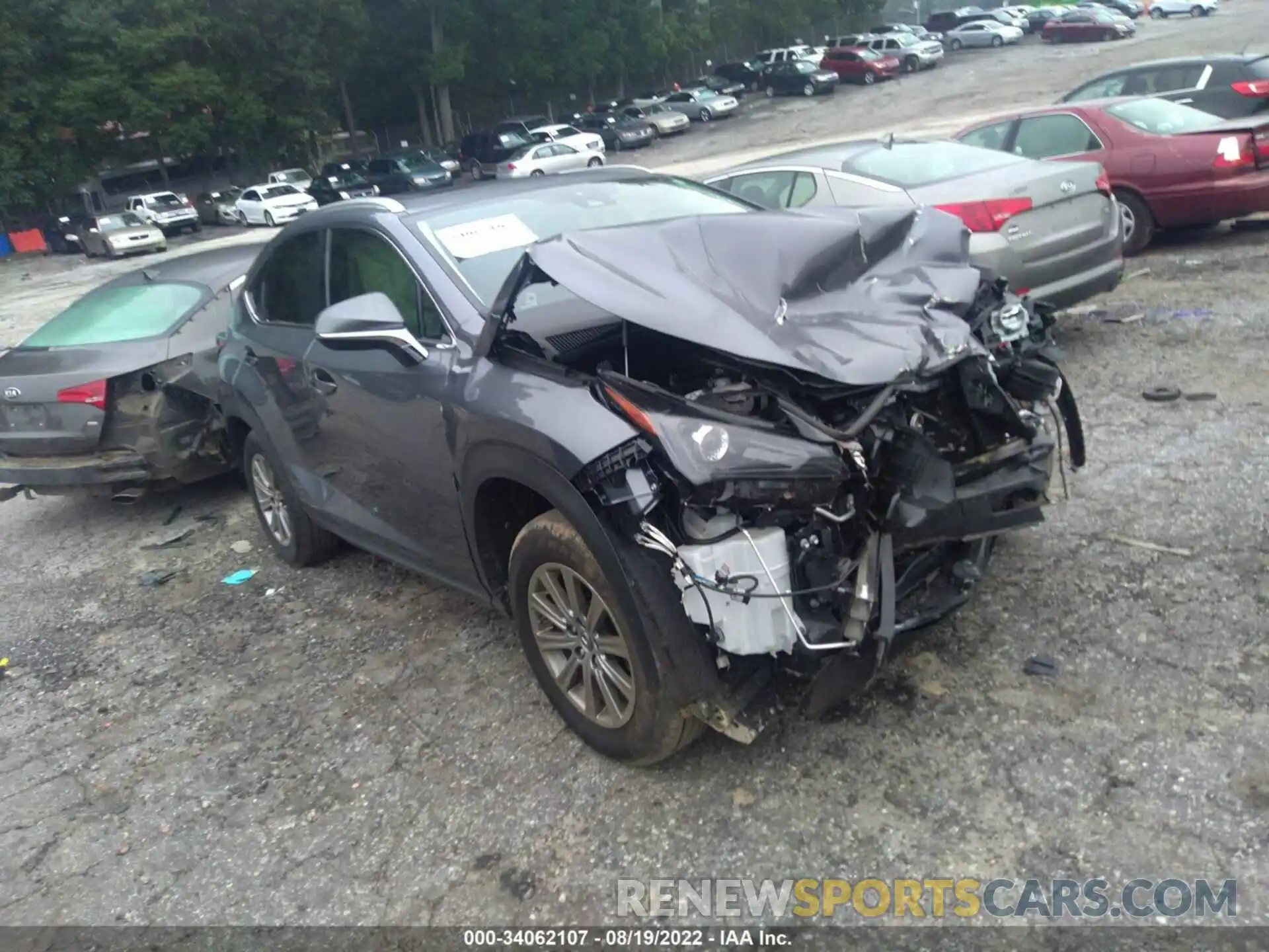 1 Photograph of a damaged car JTJDARBZ4M2199088 LEXUS NX 2021