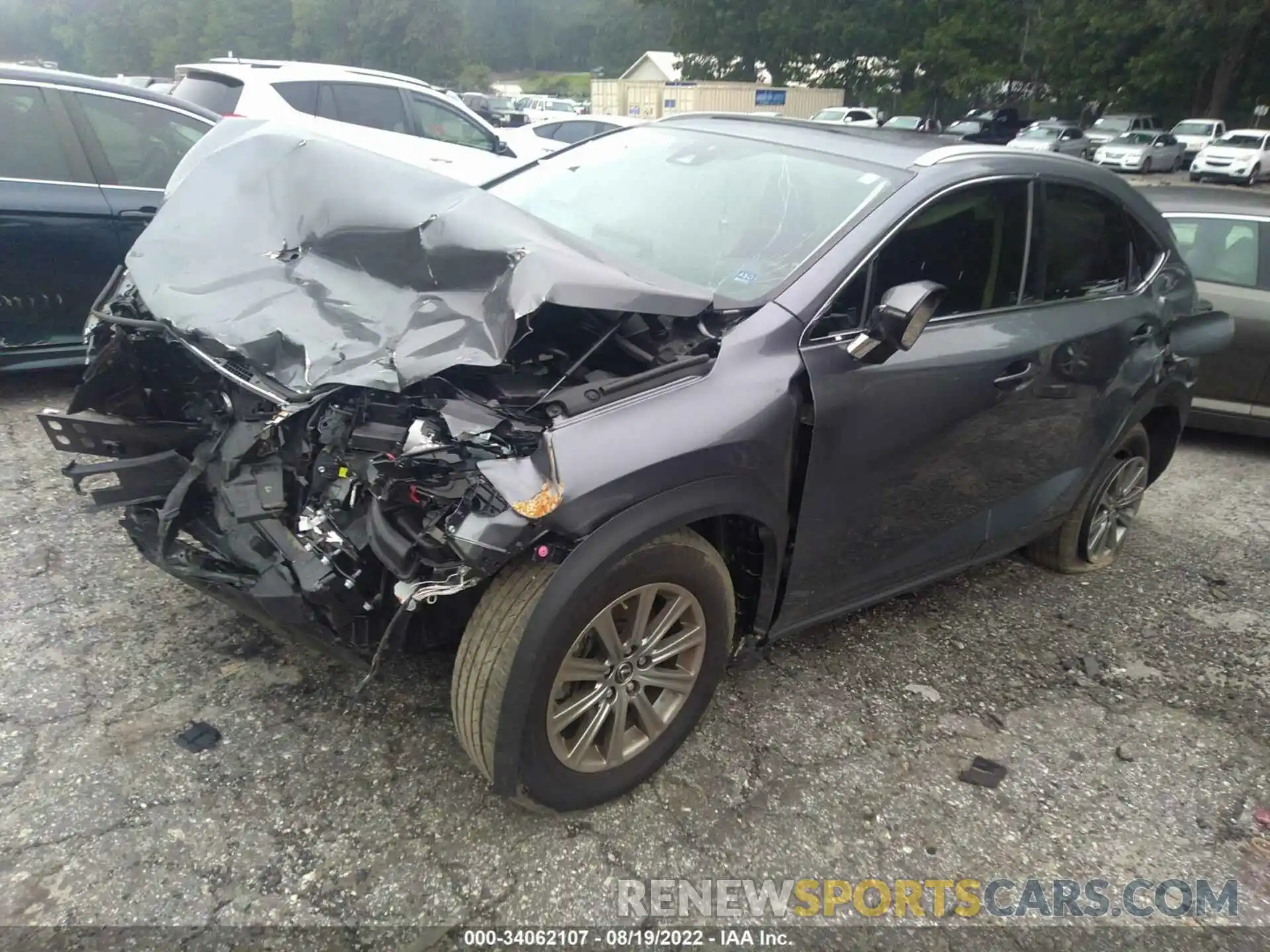 2 Photograph of a damaged car JTJDARBZ4M2199088 LEXUS NX 2021