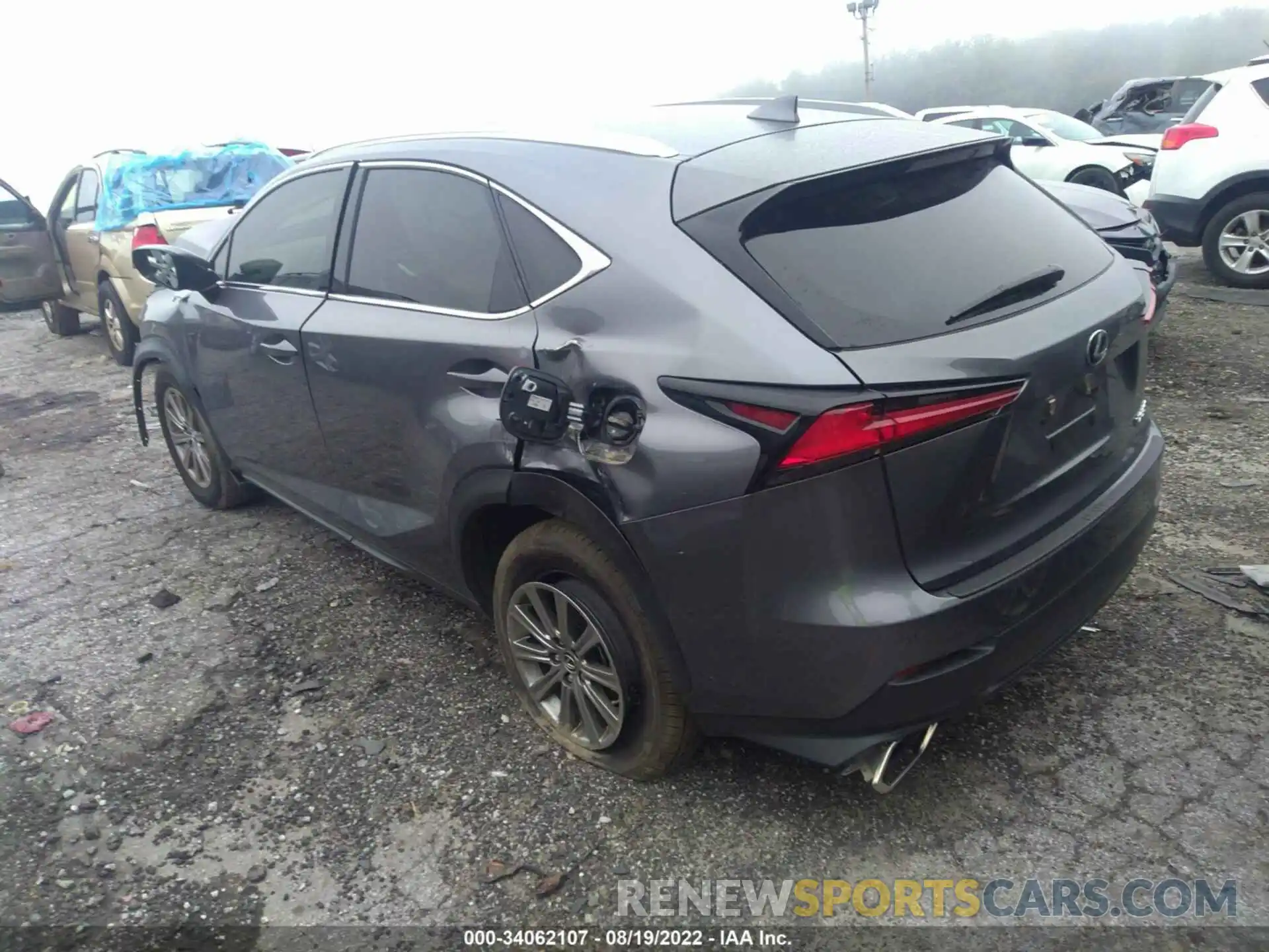 3 Photograph of a damaged car JTJDARBZ4M2199088 LEXUS NX 2021