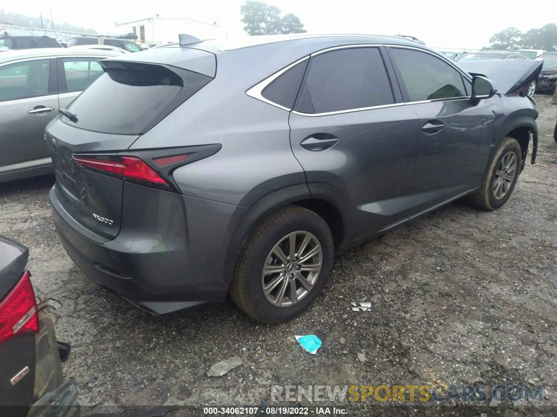 4 Photograph of a damaged car JTJDARBZ4M2199088 LEXUS NX 2021