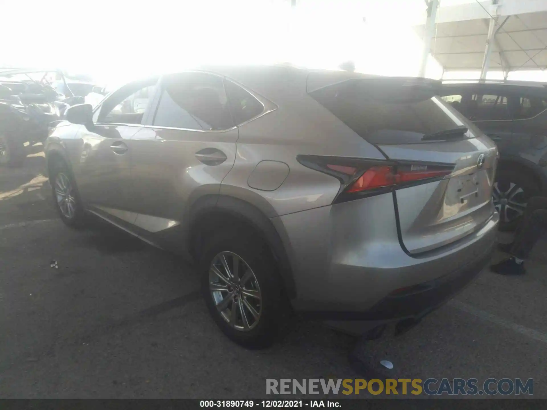 3 Photograph of a damaged car JTJDARBZ4M2201633 LEXUS NX 2021