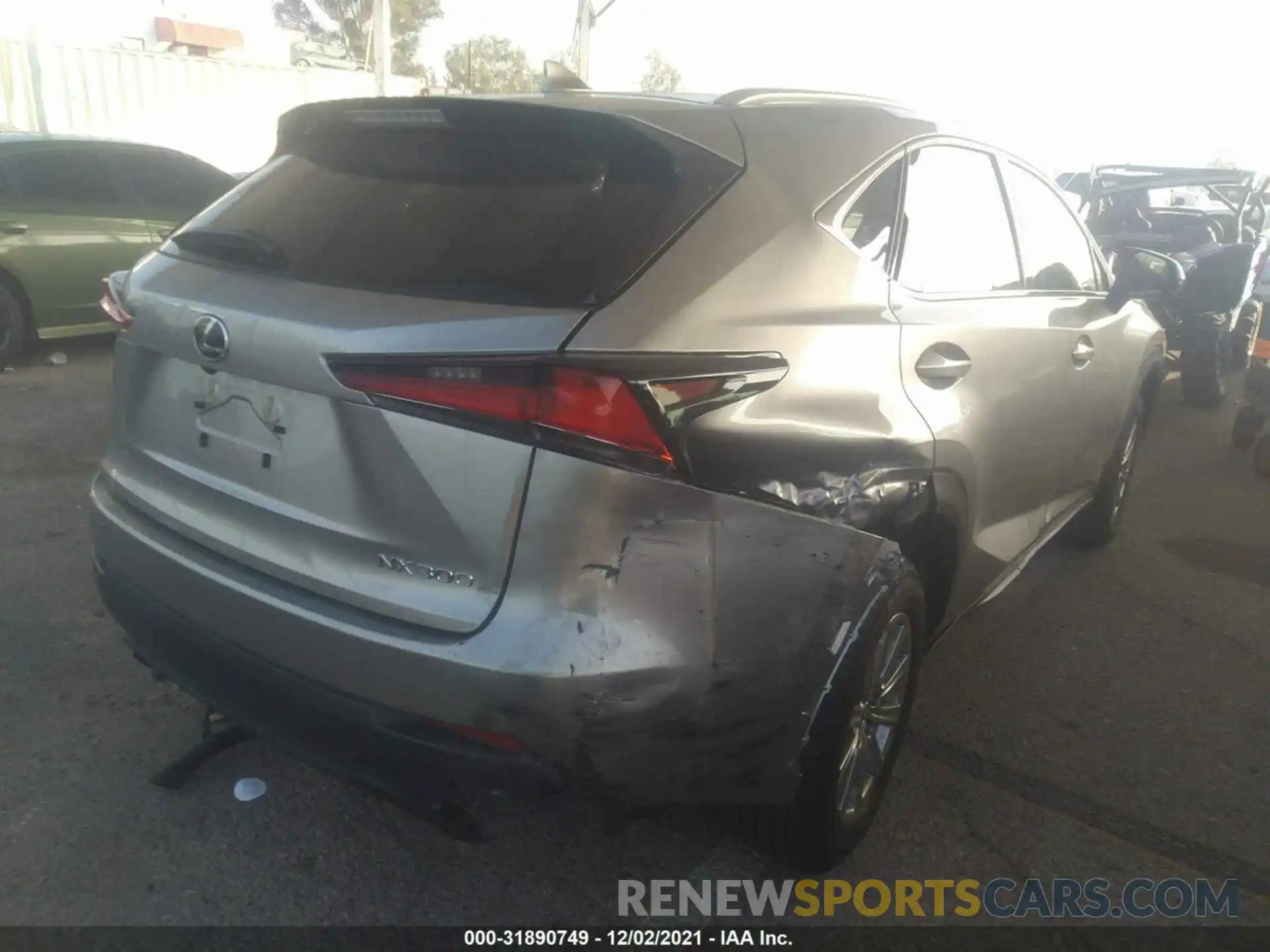 4 Photograph of a damaged car JTJDARBZ4M2201633 LEXUS NX 2021