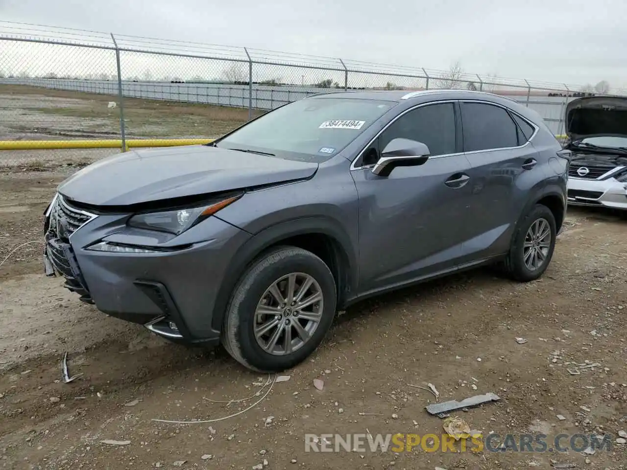 1 Photograph of a damaged car JTJDARBZ4M2202068 LEXUS NX 2021