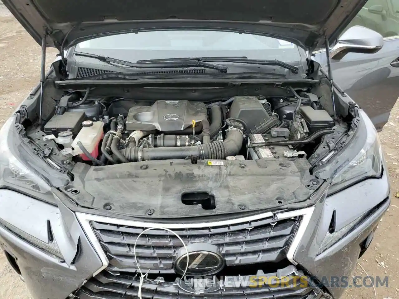 12 Фотография поврежденного автомобиля JTJDARBZ4M2202068 LEXUS NX 2021