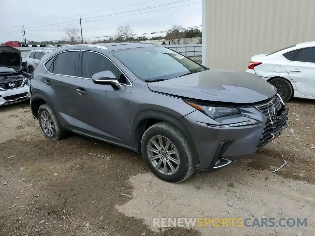 4 Фотография поврежденного автомобиля JTJDARBZ4M2202068 LEXUS NX 2021