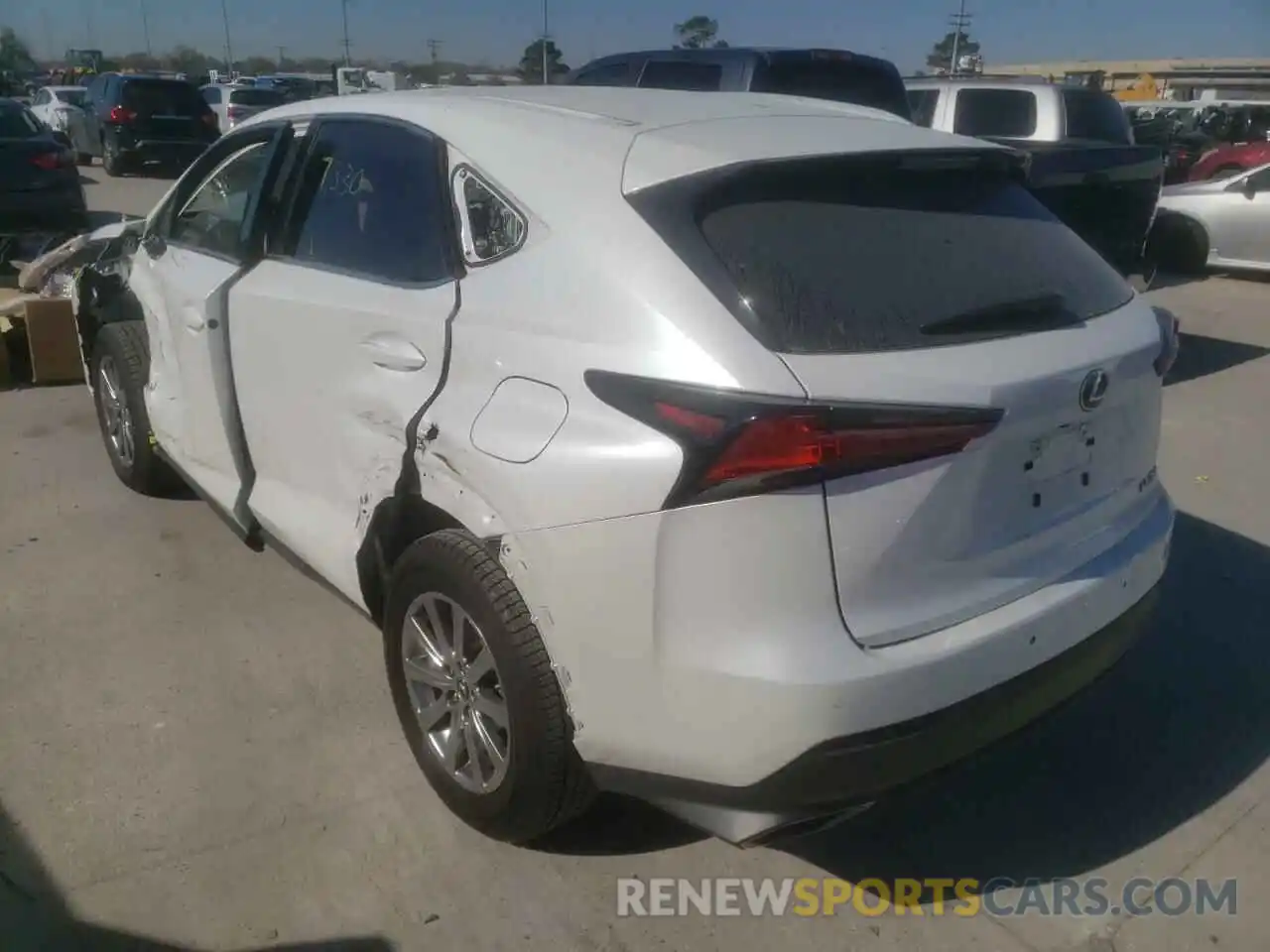 3 Фотография поврежденного автомобиля JTJDARBZ4M5024774 LEXUS NX 2021