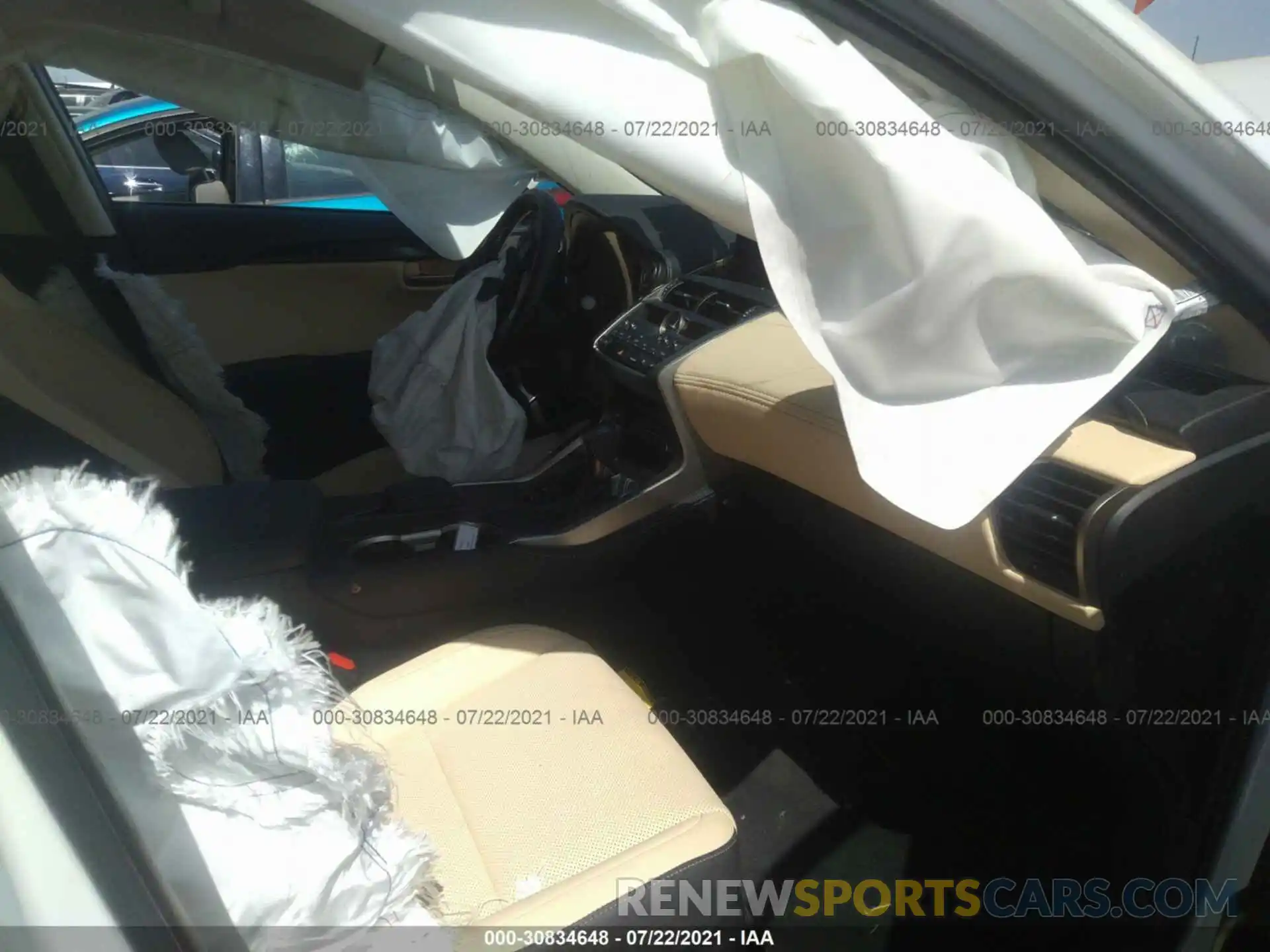 5 Photograph of a damaged car JTJDARBZ4M5025326 LEXUS NX 2021