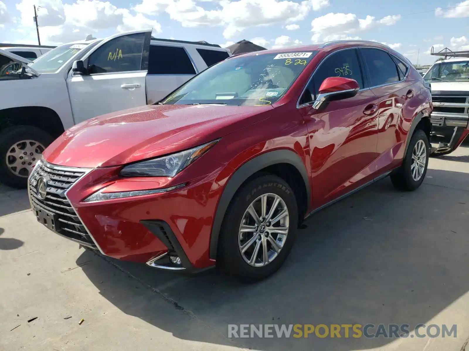 2 Photograph of a damaged car JTJDARBZ4M5026718 LEXUS NX 2021