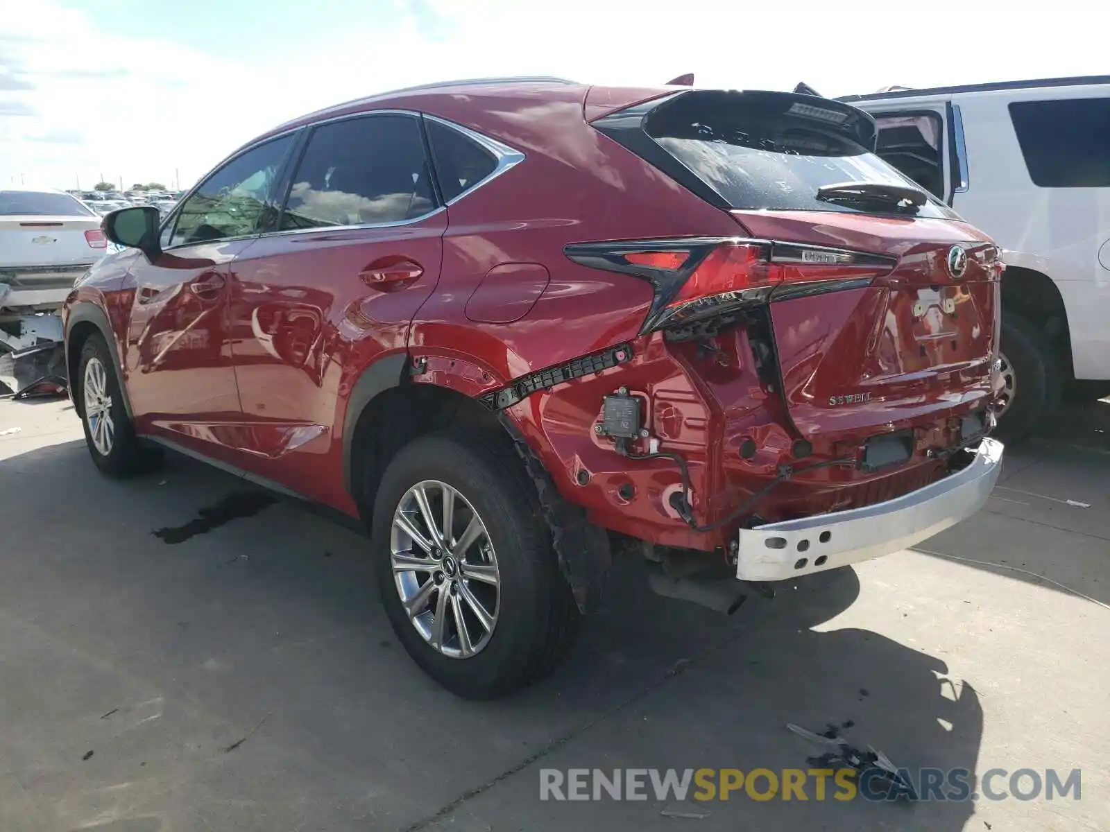 3 Photograph of a damaged car JTJDARBZ4M5026718 LEXUS NX 2021