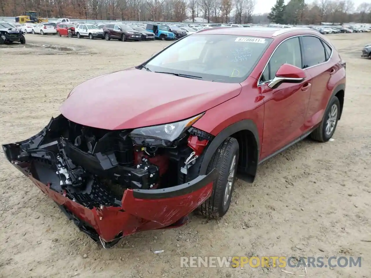 2 Photograph of a damaged car JTJDARBZ4M5031949 LEXUS NX 2021