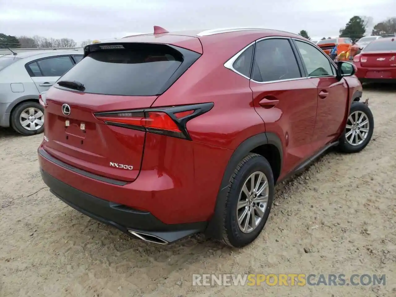 4 Фотография поврежденного автомобиля JTJDARBZ4M5031949 LEXUS NX 2021