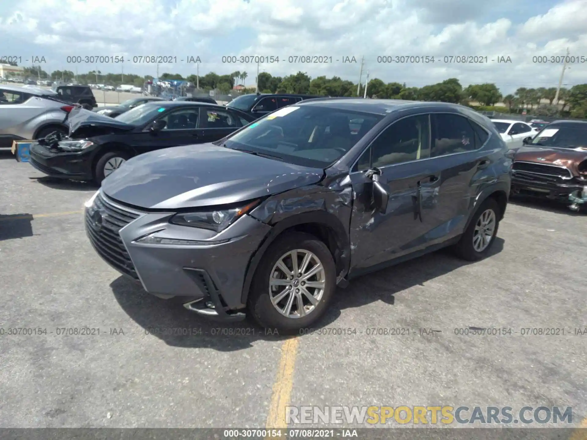 2 Photograph of a damaged car JTJDARBZ5M2178802 LEXUS NX 2021