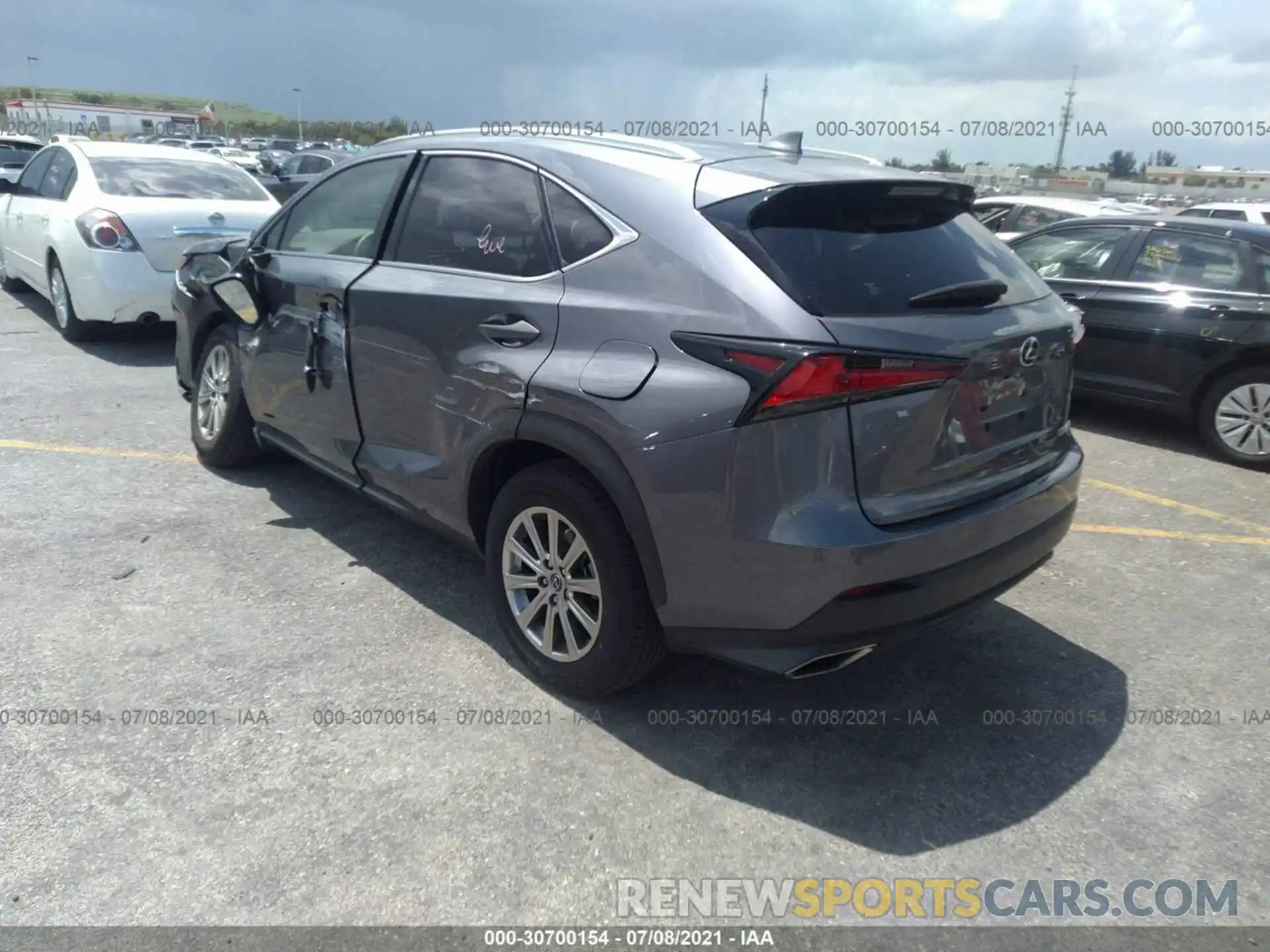 3 Photograph of a damaged car JTJDARBZ5M2178802 LEXUS NX 2021