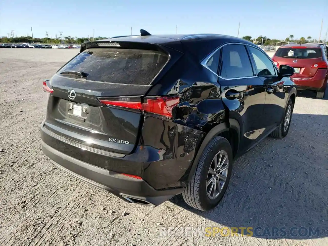 4 Фотография поврежденного автомобиля JTJDARBZ5M2185068 LEXUS NX 2021