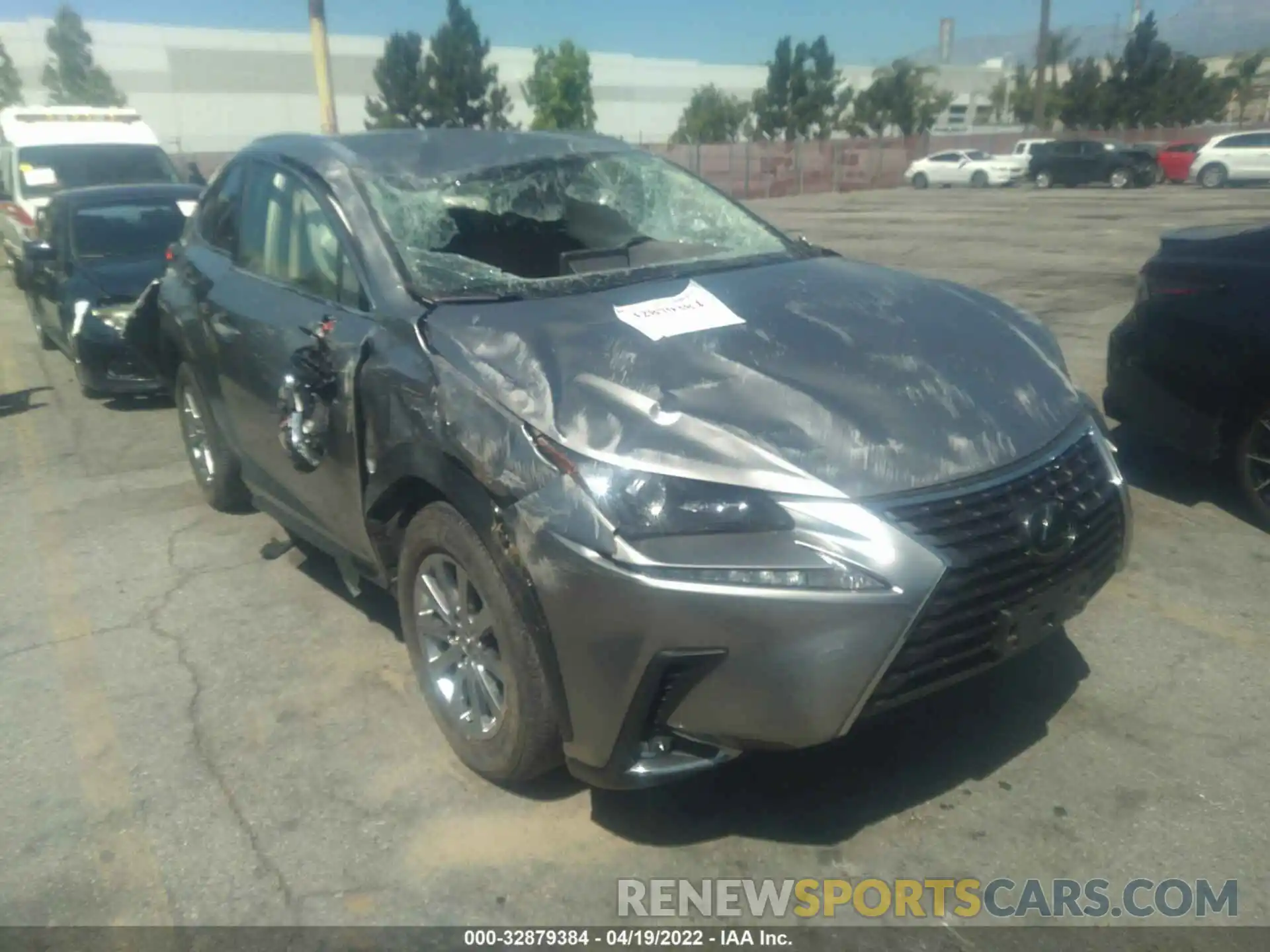 1 Photograph of a damaged car JTJDARBZ5M2187354 LEXUS NX 2021