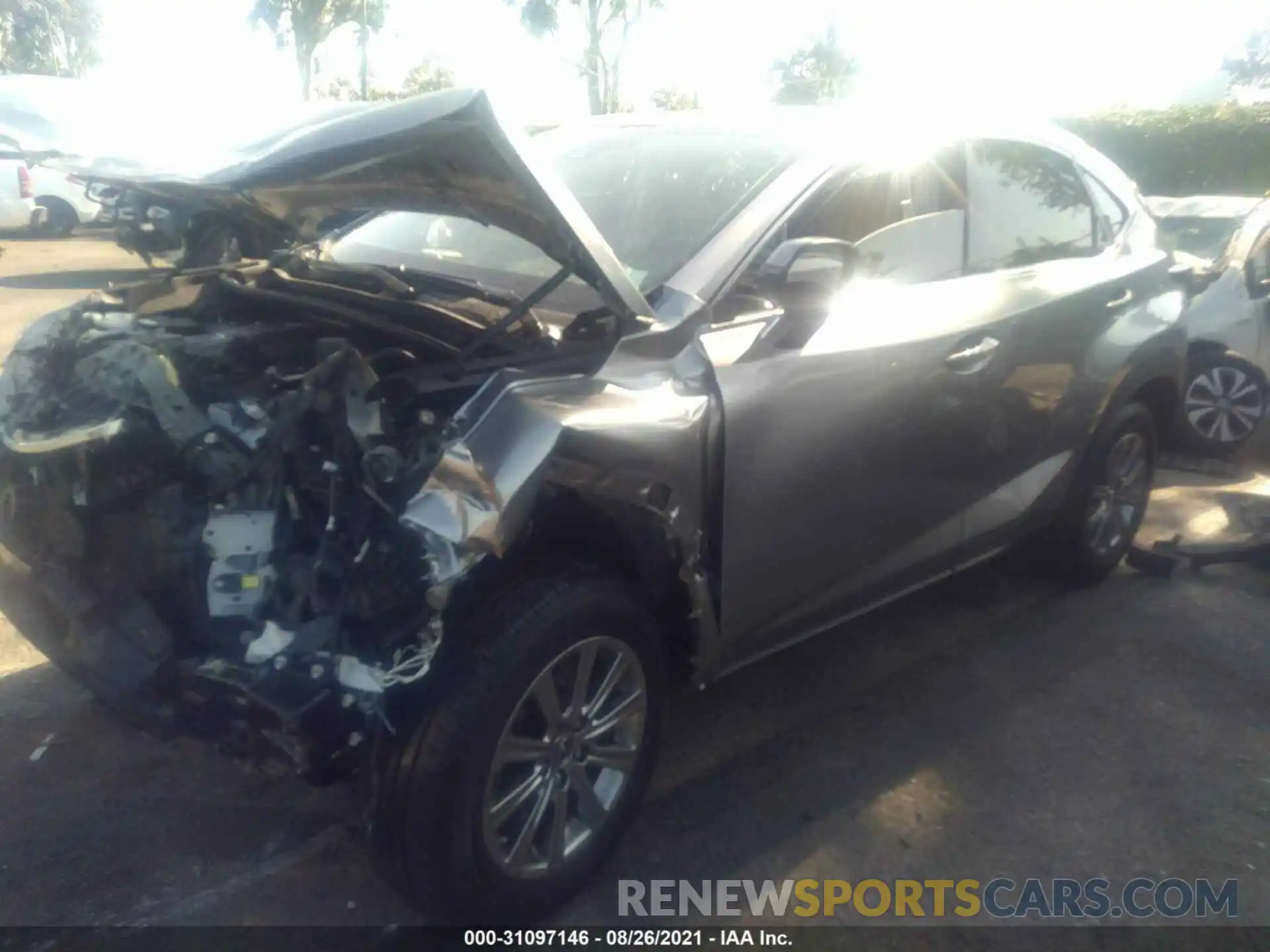 2 Photograph of a damaged car JTJDARBZ5M2190867 LEXUS NX 2021