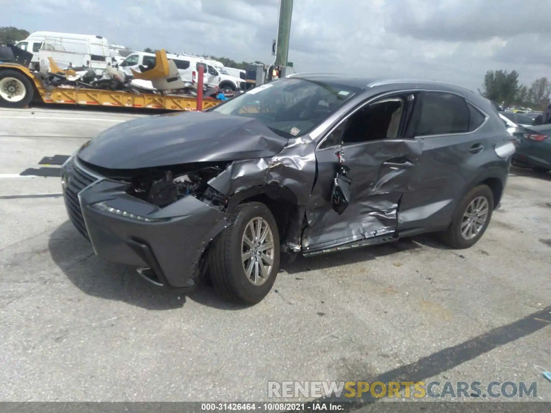 2 Photograph of a damaged car JTJDARBZ5M2191016 LEXUS NX 2021