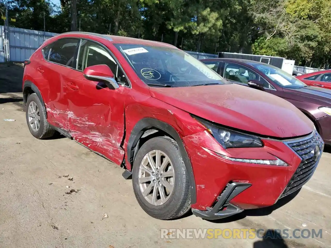 1 Photograph of a damaged car JTJDARBZ5M5029384 LEXUS NX 2021