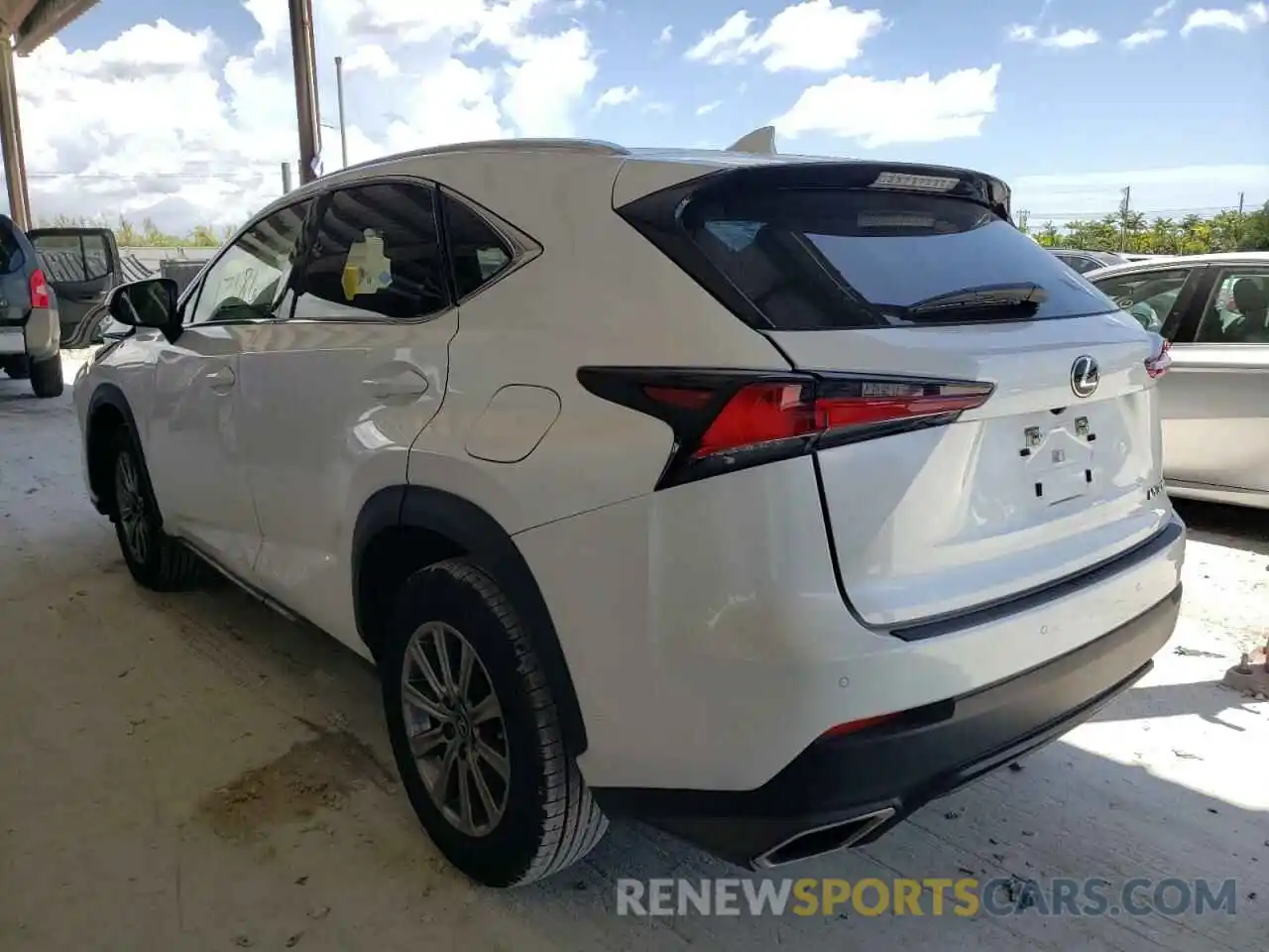 3 Фотография поврежденного автомобиля JTJDARBZ5M5030261 LEXUS NX 2021