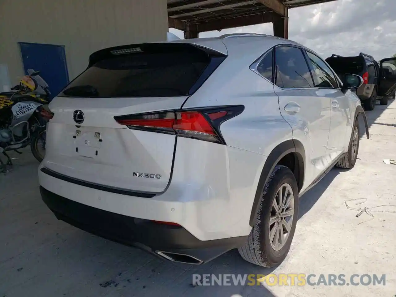 4 Фотография поврежденного автомобиля JTJDARBZ5M5030261 LEXUS NX 2021