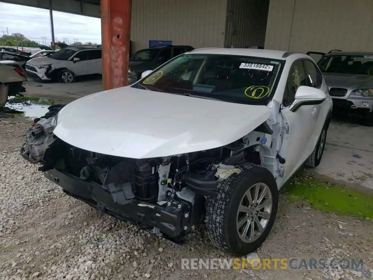 2 Photograph of a damaged car JTJDARBZ5M5030552 LEXUS NX 2021