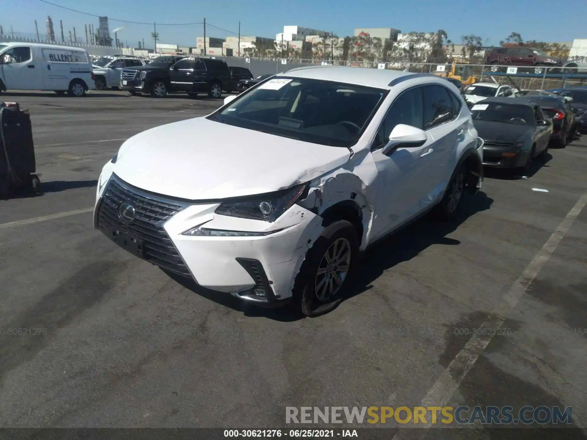 2 Фотография поврежденного автомобиля JTJDARBZ5M5030583 LEXUS NX 2021