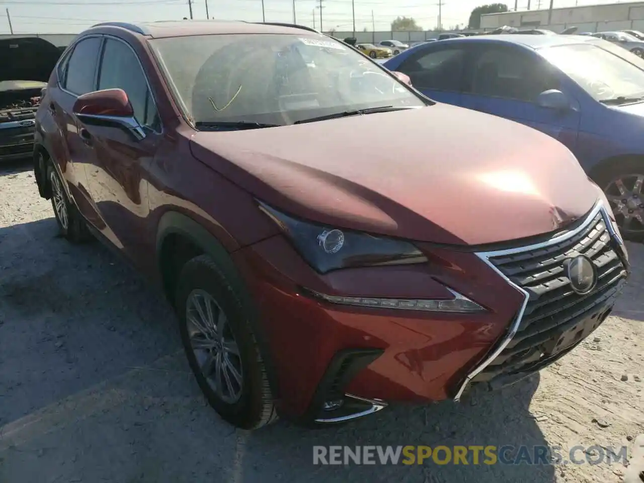 1 Photograph of a damaged car JTJDARBZ6M2179294 LEXUS NX 2021