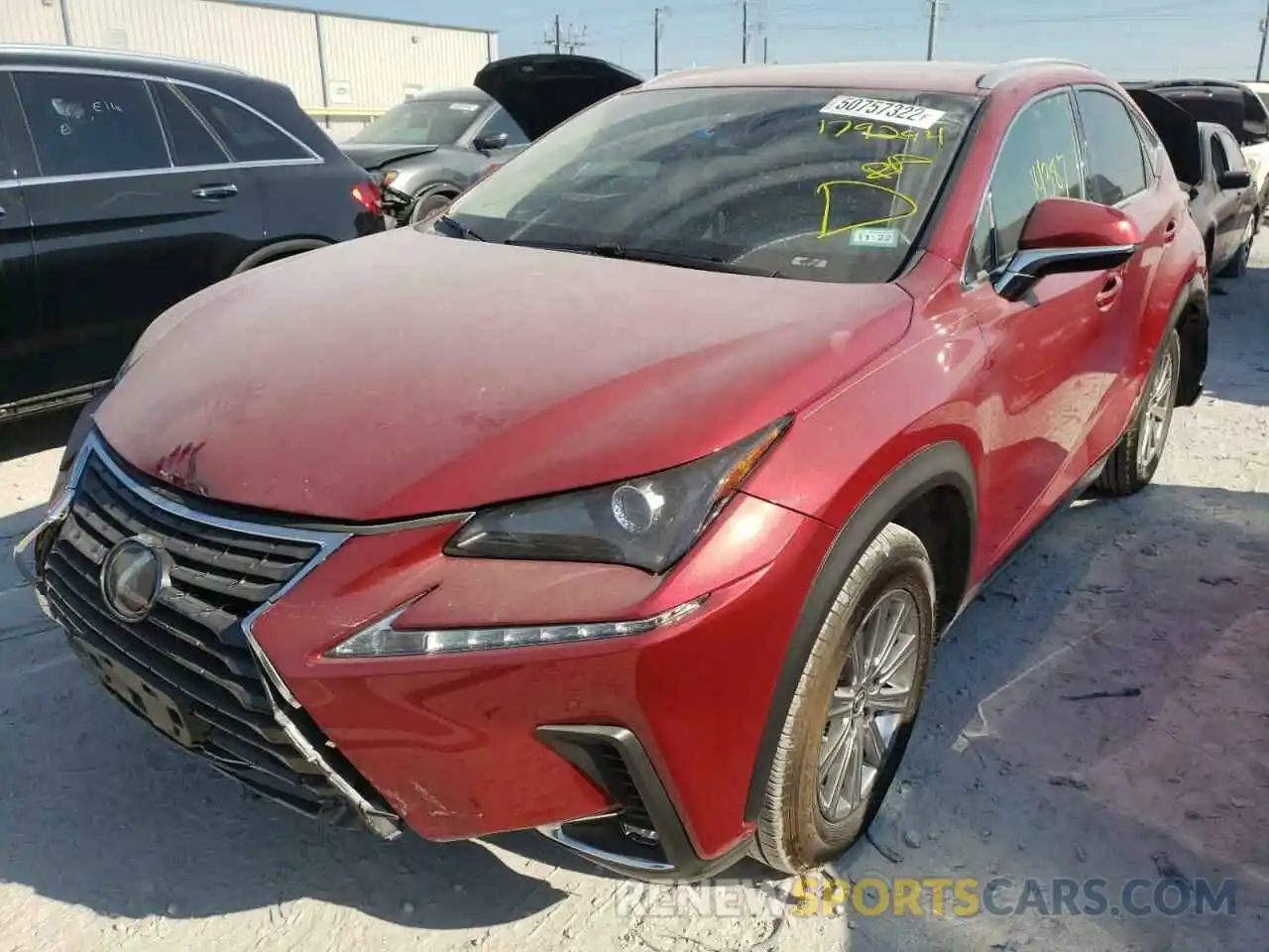 2 Photograph of a damaged car JTJDARBZ6M2179294 LEXUS NX 2021