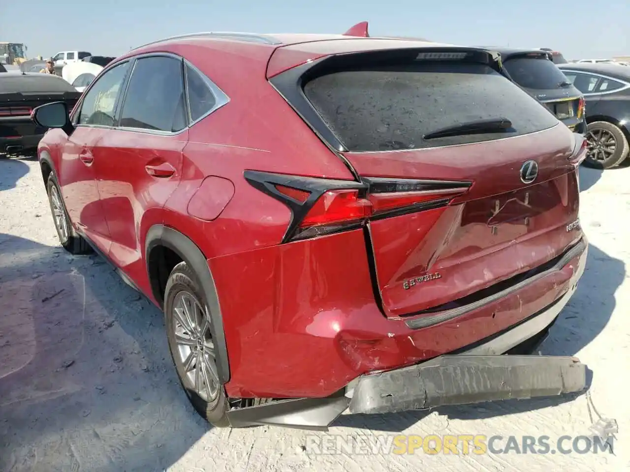 3 Фотография поврежденного автомобиля JTJDARBZ6M2179294 LEXUS NX 2021