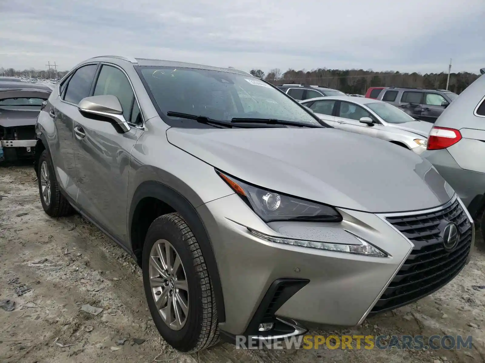 1 Photograph of a damaged car JTJDARBZ6M2180834 LEXUS NX 2021